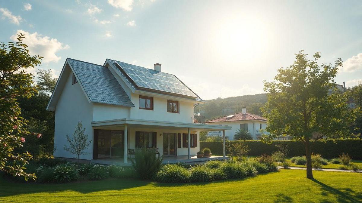 Vantagens da energia solar para casas autossuficientes